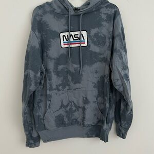 Mad engine nasa XL tie dye hoodie sweatshirt comfy pair w stretchies.